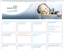Tablet Screenshot of die-kinderwelt.com
